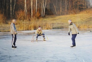 hokej na rybníce